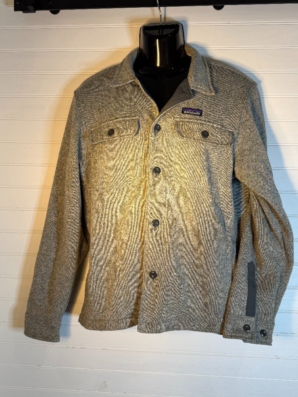 Patagonia Better Sweater Shirt Jacket Men’s M Stonewash Gray 25840 FA19